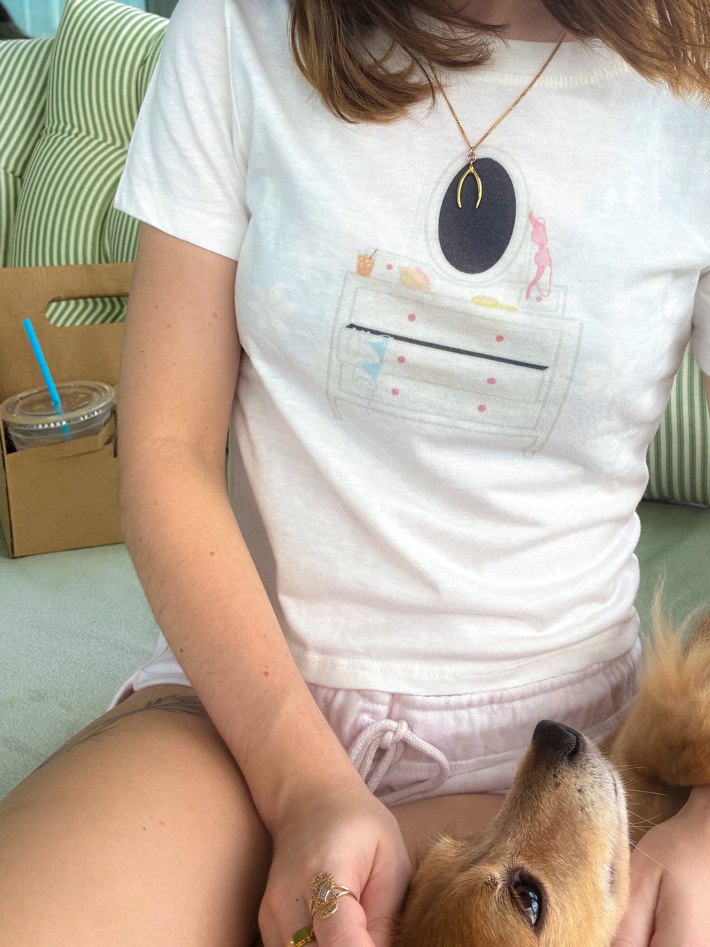 mermaid's vanity baby tee