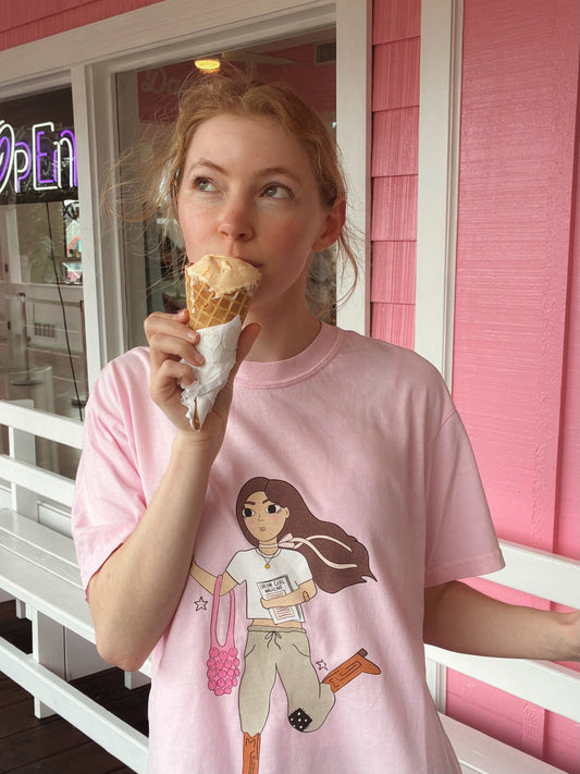 dilly dally girl tee